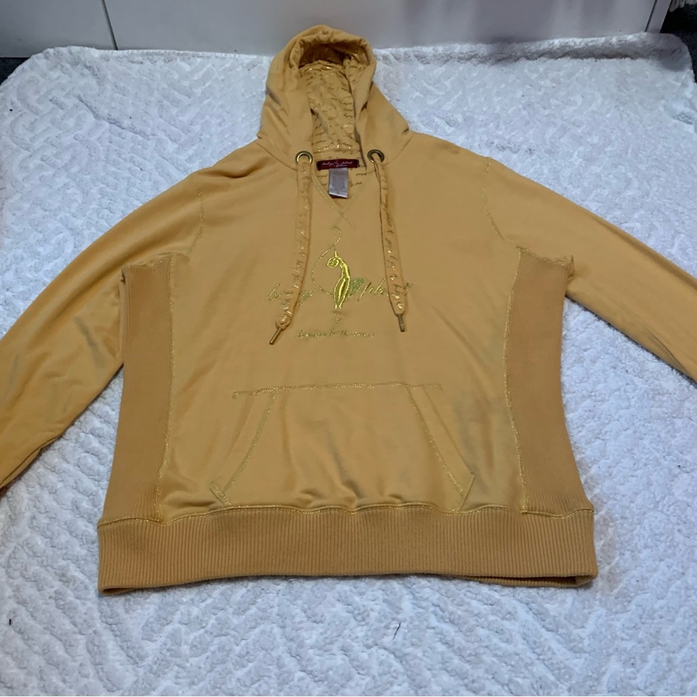 Baby Phat Yellow and gold hoodie
